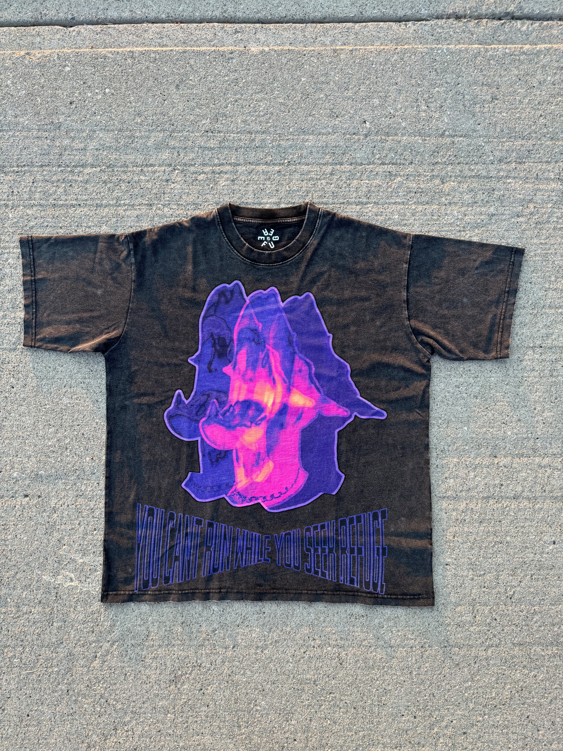 BLACK T-SHIRT FRONT