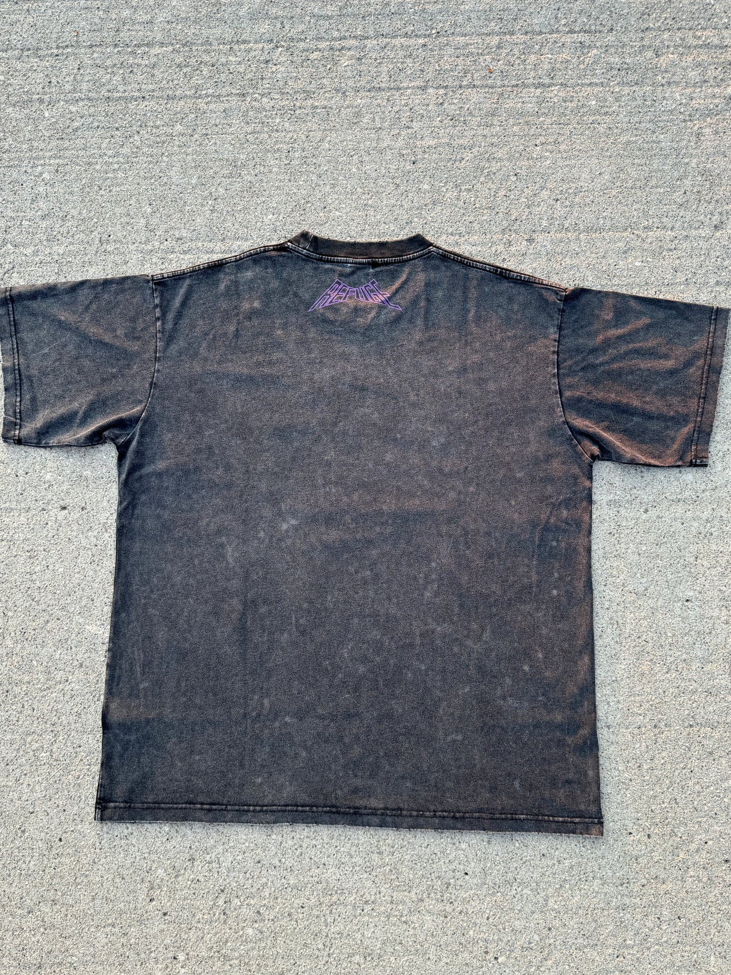 BLACK T-SHIRT BACK