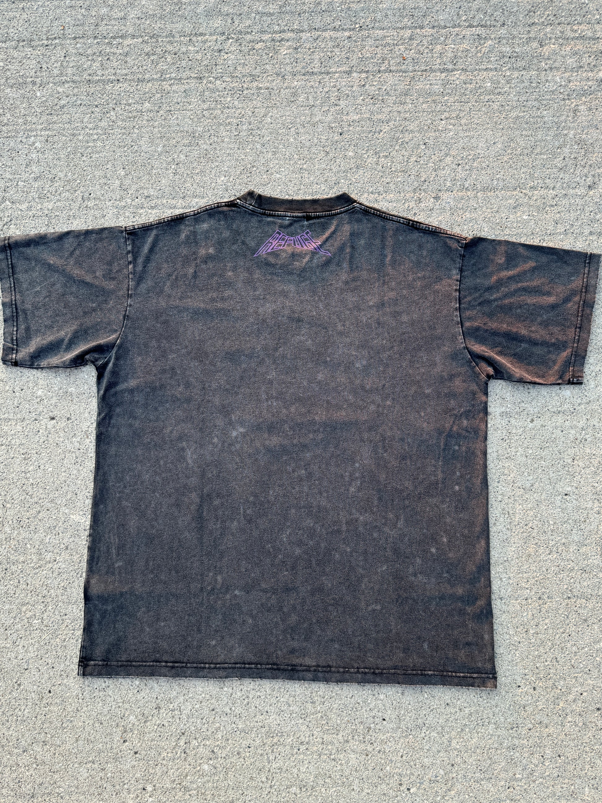 BLACK T-SHIRT BACK