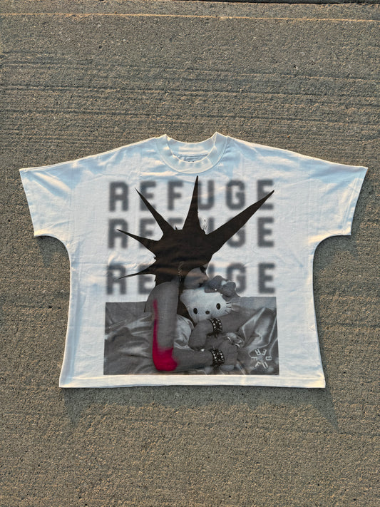 WHITE T-SHIRT FRONT
